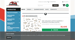 Desktop Screenshot of manualidadesypapelpintado.com